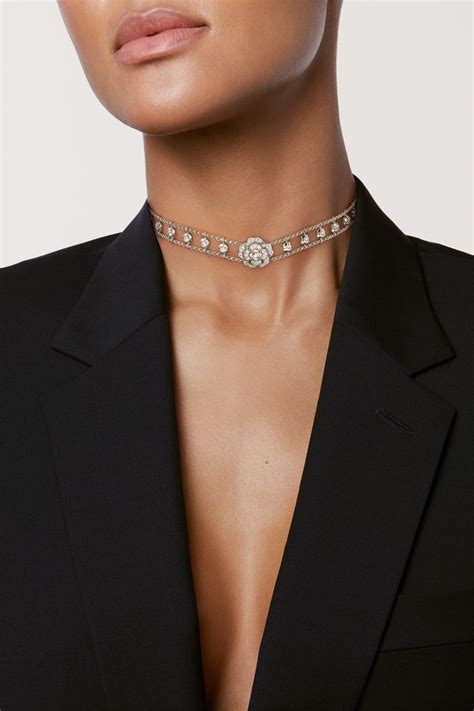 i wear chanel on my choker|are diamond chokers casual.